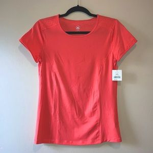 Joe Fresh, NWT Active Crew Tee, Workout, Coral, Medium